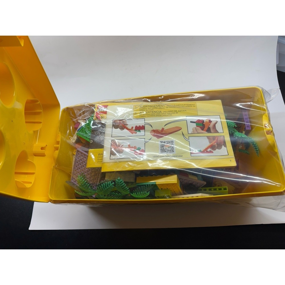 LEGO Storage Brick Case 8 Stud Large Yellow Container Plastic Bin Box 4lb Misc